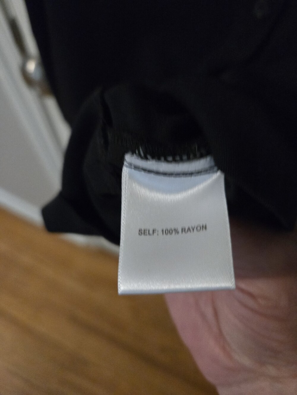 Rose & Olive Black Short-Sleeve Button Front Shirt - Picture 6 of 6